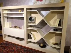 Marchetti Parete attrezzata in legno Maestrale in Offerta Outlet- Soggiorni Completi