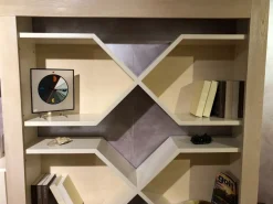 Marchetti Parete attrezzata in legno Maestrale in Offerta Outlet- Soggiorni Completi