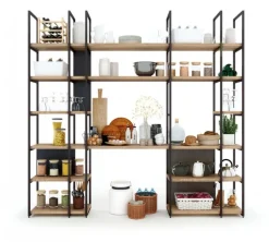 Parete attrezzata in metallo in Offerta Outlet Pareti Attrezzate