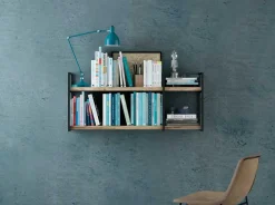 Parete attrezzata in metallo in Offerta Outlet Pareti Attrezzate