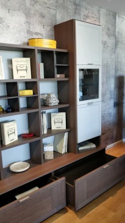 Tomasella Parete attrezzata Medea in stile classica a prezzo ribassato- Pareti Attrezzate