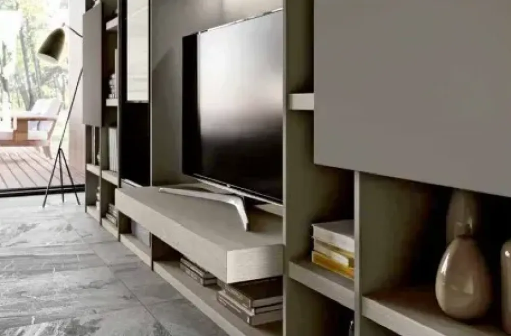 Online Parete attrezzata Mito 5.0 - qsm611 in stile design a prezzo ribassato Pareti Attrezzate