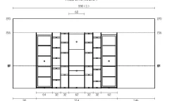 Online Parete attrezzata Mito 5.0 - qsm611 in stile design a prezzo ribassato Pareti Attrezzate