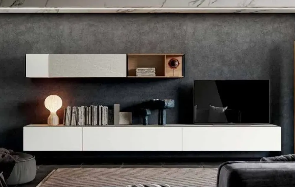 Hot Parete attrezzata Mito 5.0- qsm621 group in stile design a prezzo scontato Pareti Attrezzate