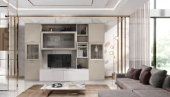 Gierre Mobili Parete attrezzata Mobile soggiorno modello jazz 130 di scontata del 40%- Pareti Attrezzate