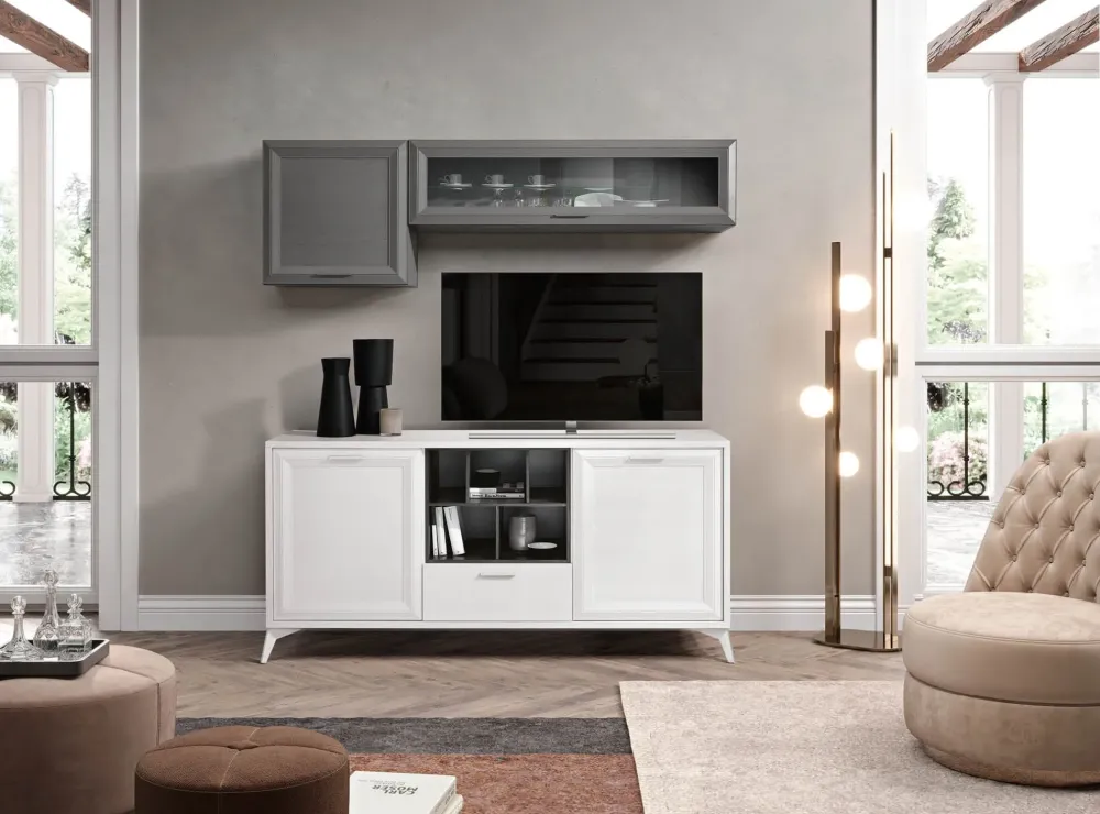 Parete attrezzata Mobile living modello jazz 114 dell'azienda con uno sconto esclusivo Pareti Attrezzate