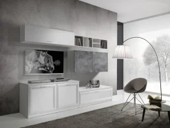 Parete attrezzata Mobile-soggiorno programma jazz scontato del 35% in stile moderno a prezzo ribassato^Gierre Mobili