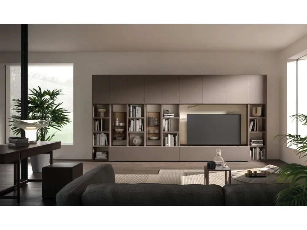 Orme Parete attrezzata modello Day * di : richiedi il prezzo riservato- Pareti Attrezzate