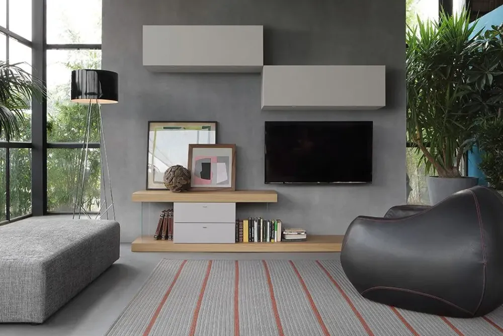 Parete attrezzata modello F2/ form line 241 con pensili di : richiedi ora il prezzo^Forme’s New