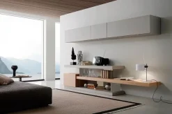 Forme’s Parete attrezzata modello F2/ zi line con pensili di : contatta il venditore per scoprire il prezzo- Pareti Attrezzate