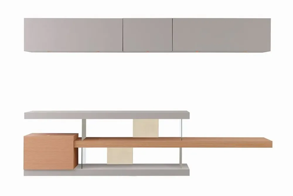 Forme’s Parete attrezzata modello F2/ zi line con pensili di : contatta il venditore per scoprire il prezzo- Pareti Attrezzate