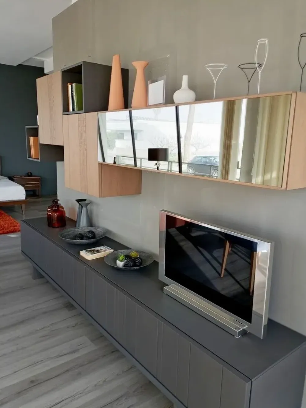 Modo 10 Parete attrezzata Modular system di in OFFERTA OUTLET- Pareti Attrezzate