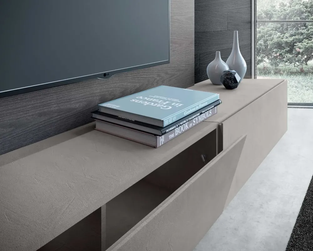 Parete attrezzata Mood 8 in stile design a prezzo ribassato^Astor Mobili Hot