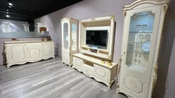 Artigianale Parete attrezzata Morfeo in stile classica a prezzo ribassato- Pareti Attrezzate