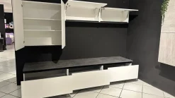 New Parete attrezzata Newsmart in stile moderna a prezzo scontato Pareti Attrezzate