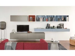 New Parete attrezzata Outline o-04 PREZZI OUTLET Pareti Attrezzate