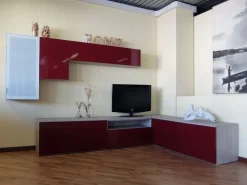 Parete attrezzata One day in stile moderno a prezzo scontato^Siloma