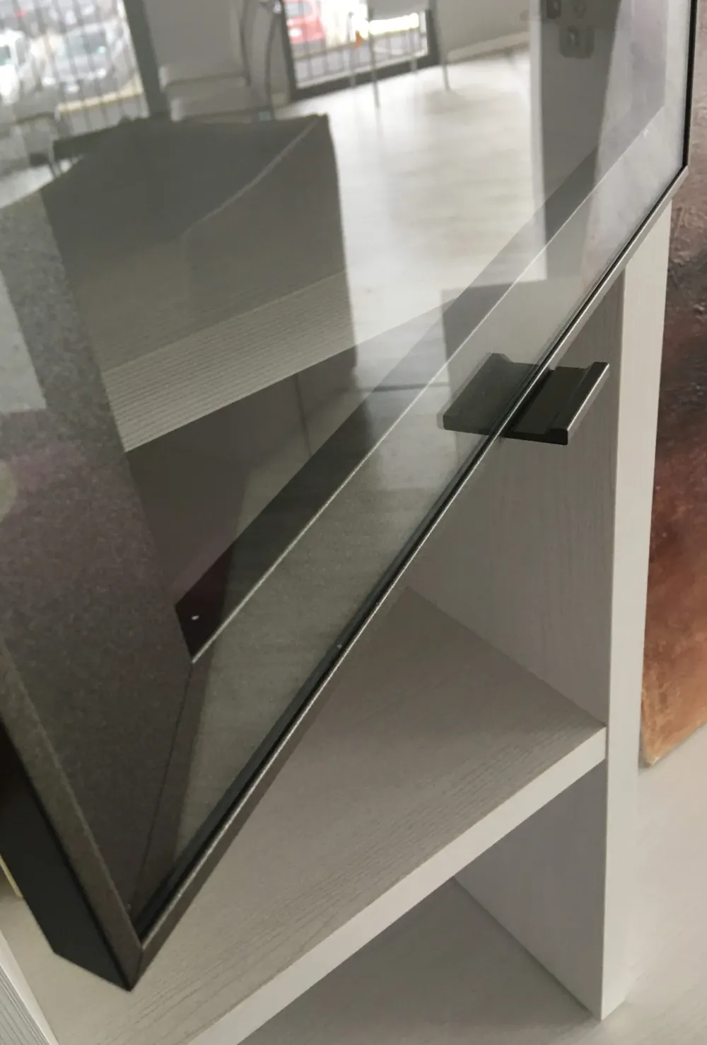 Parete attrezzata Parete tv santa lucia olmo gesso in stile moderna a prezzo scontato^Santalucia New