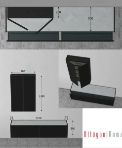 Parete attrezzata Parete dressup dell'azienda con uno sconto esclusivo^Cesar Discount