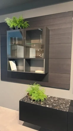 Outlet Parete attrezzata Parete soggiorno quid in stile moderna a prezzo ribassato Pareti Attrezzate