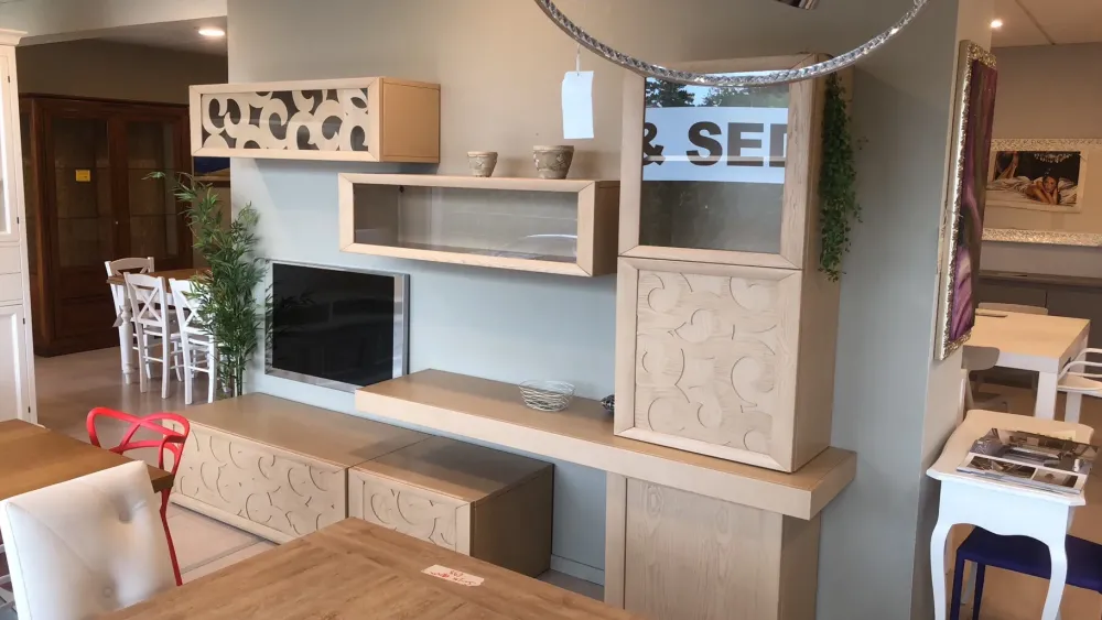 Parete attrezzata Parete dubai in stile design a prezzo ribassato^Artigianale Online