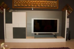 Parete attrezzata Parete attrezzata moderna di scontata del 63% Pareti Attrezzate