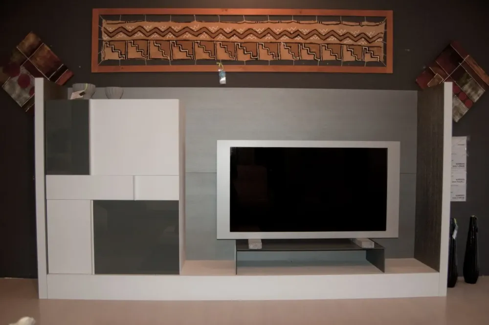 Parete attrezzata Parete attrezzata moderna di scontata del 63% Pareti Attrezzate