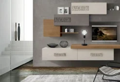 Parete attrezzata Parete attrezzata modello clizia della firma con un ribasso esclusivo^Collezione esclusiva Online