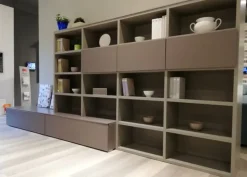 Europeo Parete attrezzata Parete 3.2 in stile moderno a prezzo ribassato- Pareti Attrezzate