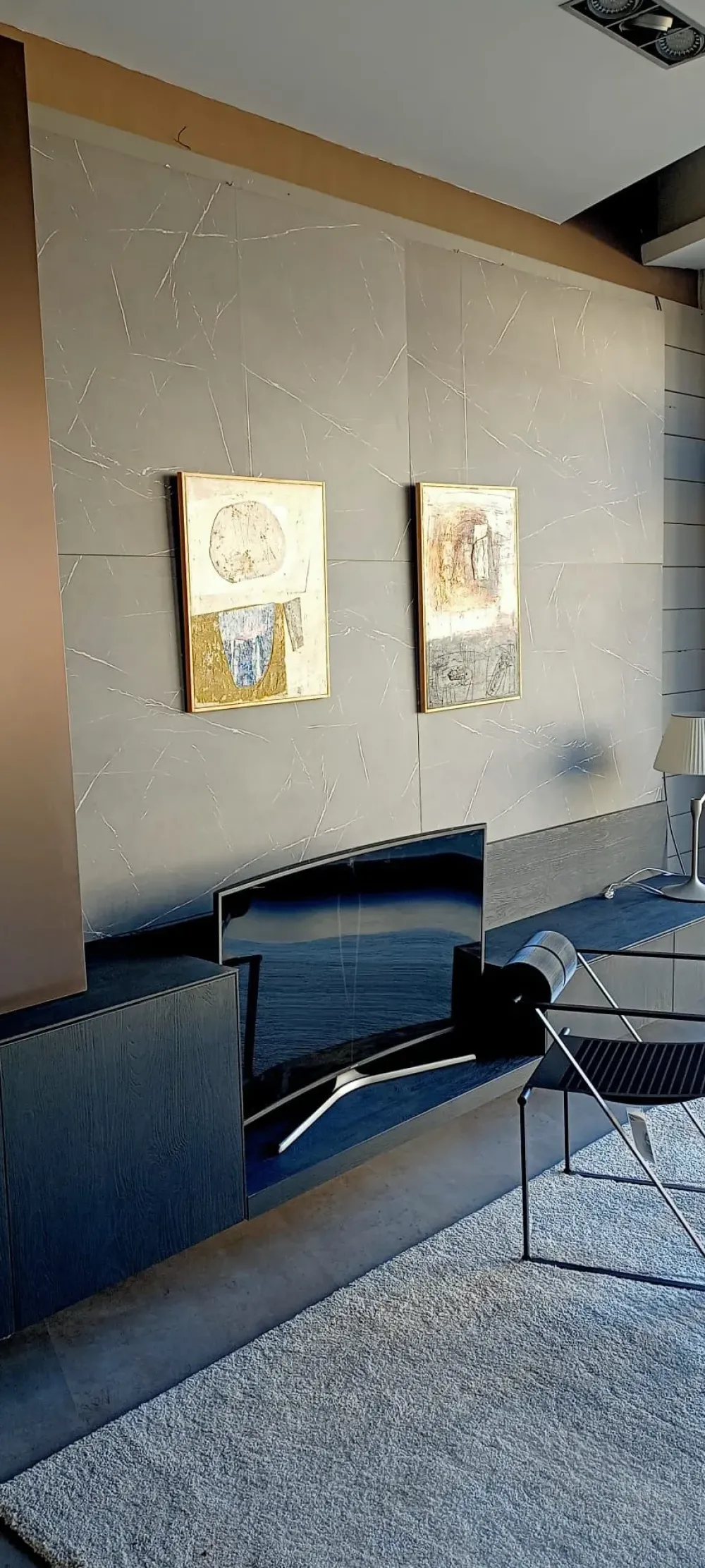 New Parete attrezzata Parete in stile moderna a prezzo scontato Pareti Attrezzate