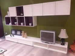 Outlet Parete attrezzata Ku-bi SCONTO 45% Soggiorni Completi