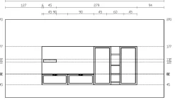 Best Parete attrezzata Qmc017 del brand con un ribasso esclusivo Pareti Attrezzate