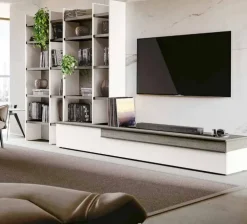 Imab Parete attrezzata Qmc017 in stile moderna a prezzo scontato- Pareti Attrezzate