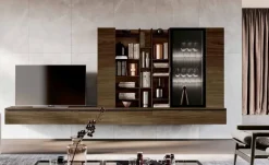 Best Parete attrezzata Qmc005 in stile moderna a prezzo scontato Pareti Attrezzate