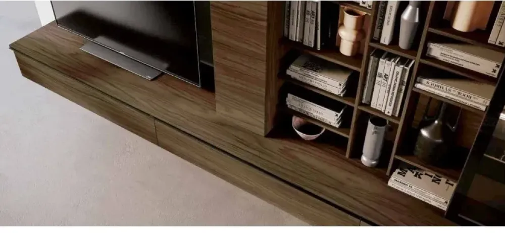 Best Parete attrezzata Qmc005 in stile moderna a prezzo scontato Pareti Attrezzate