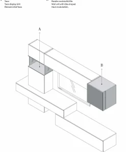 Imab Parete attrezzata Qsm 635 di in OFFERTA OUTLET- Pareti Attrezzate