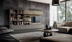 Parete attrezzata Qsm 622 group in stile moderno a prezzo scontato^Imab Clearance