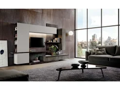 Imab Parete attrezzata Qsm 610 in stile moderno a prezzo scontato- Pareti Attrezzate