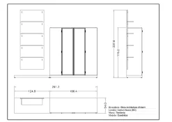 Tisettanta Parete attrezzata Quadratus OFFERTA OUTLET- Pareti Attrezzate