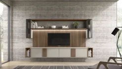 Collezione esclusiva Parete attrezzata Riga day 05 di in OFFERTA OUTLET- Pareti Attrezzate