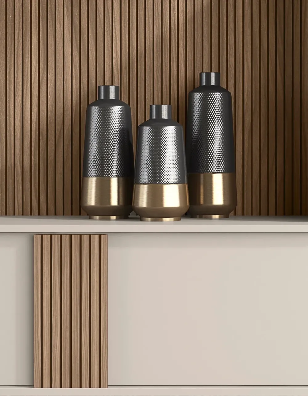 Discount Parete attrezzata Riga day 02 in stile design a prezzo ribassato Pareti Attrezzate