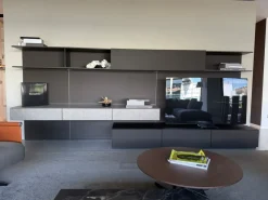 Parete attrezzata parete tv abacus di scontata del 35%^Rimadesio New