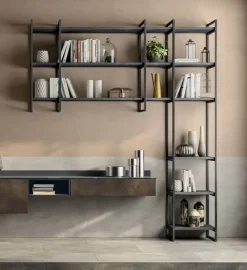 Scavolini Parete attrezzata Living liberamente PREZZI OUTLET- Pareti Attrezzate