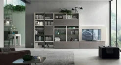 New Parete attrezzata Seta a spalla della marca con un ribasso esclusivo Pareti Attrezzate