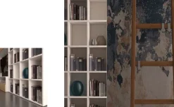 Collezione esclusiva Parete attrezzata Silver comp. 6 in stile moderno a prezzo scontato- Pareti Attrezzate