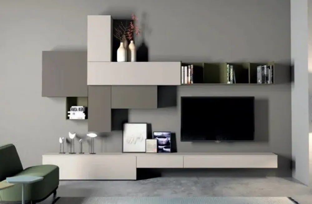 Tomasella Parete attrezzata Skt42 di in OFFERTA OUTLET- Pareti Attrezzate