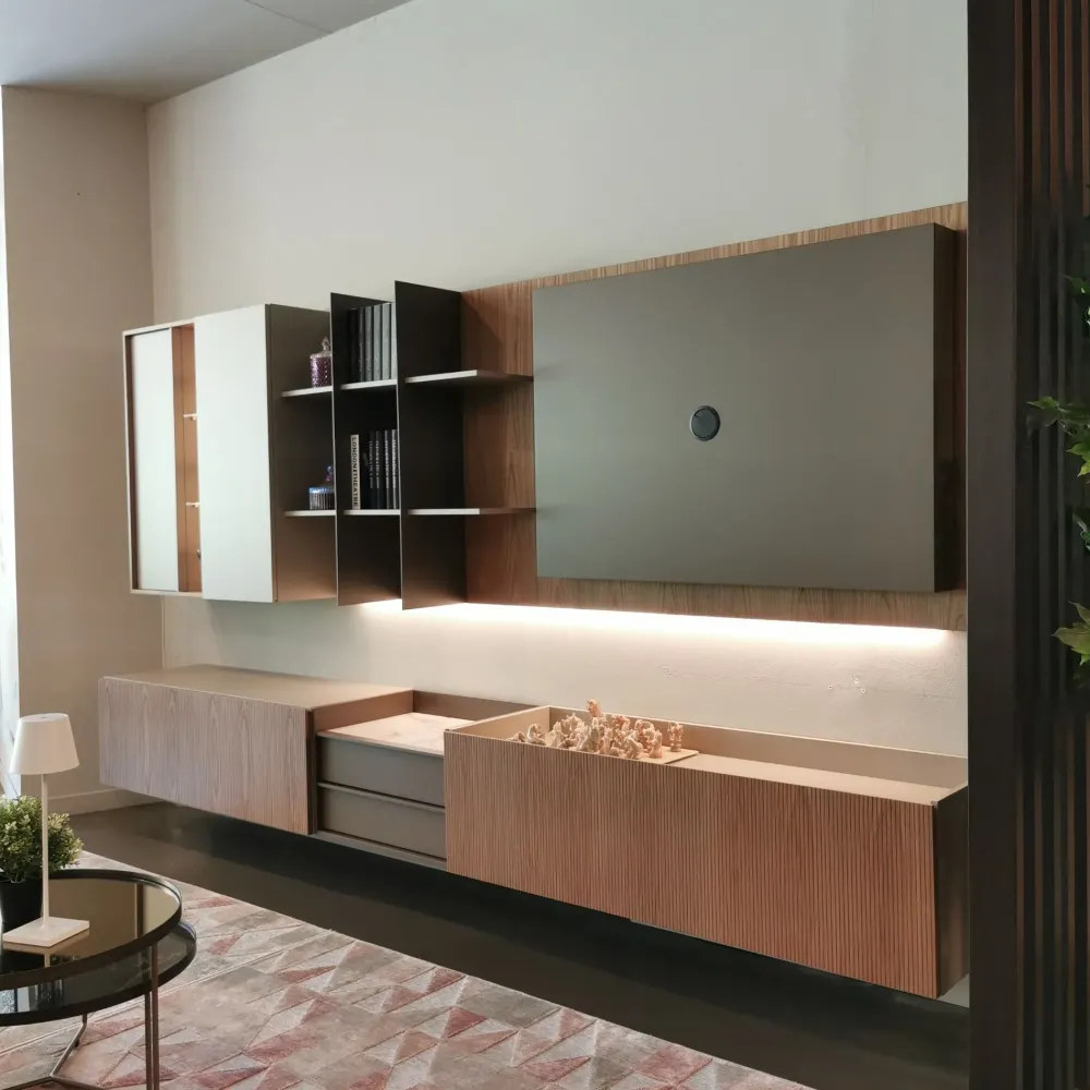 Best Parete attrezzata Skyline 3.0 di in OFFERTA OUTLET Pareti Attrezzate