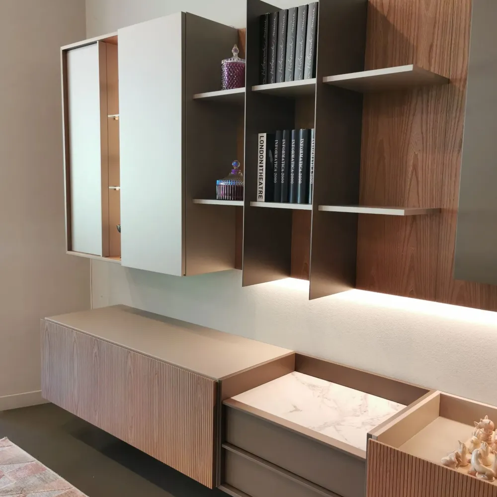 Best Parete attrezzata Skyline 3.0 di in OFFERTA OUTLET Pareti Attrezzate