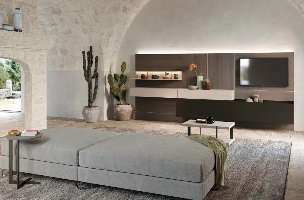 Online Parete attrezzata Skyline south italian atmosphere della marca con uno sconto esclusivo Pareti Attrezzate