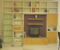 Collezione esclusiva Parete attrezzata Soggiorno in stile moderno a prezzo ribassato- Pareti Attrezzate